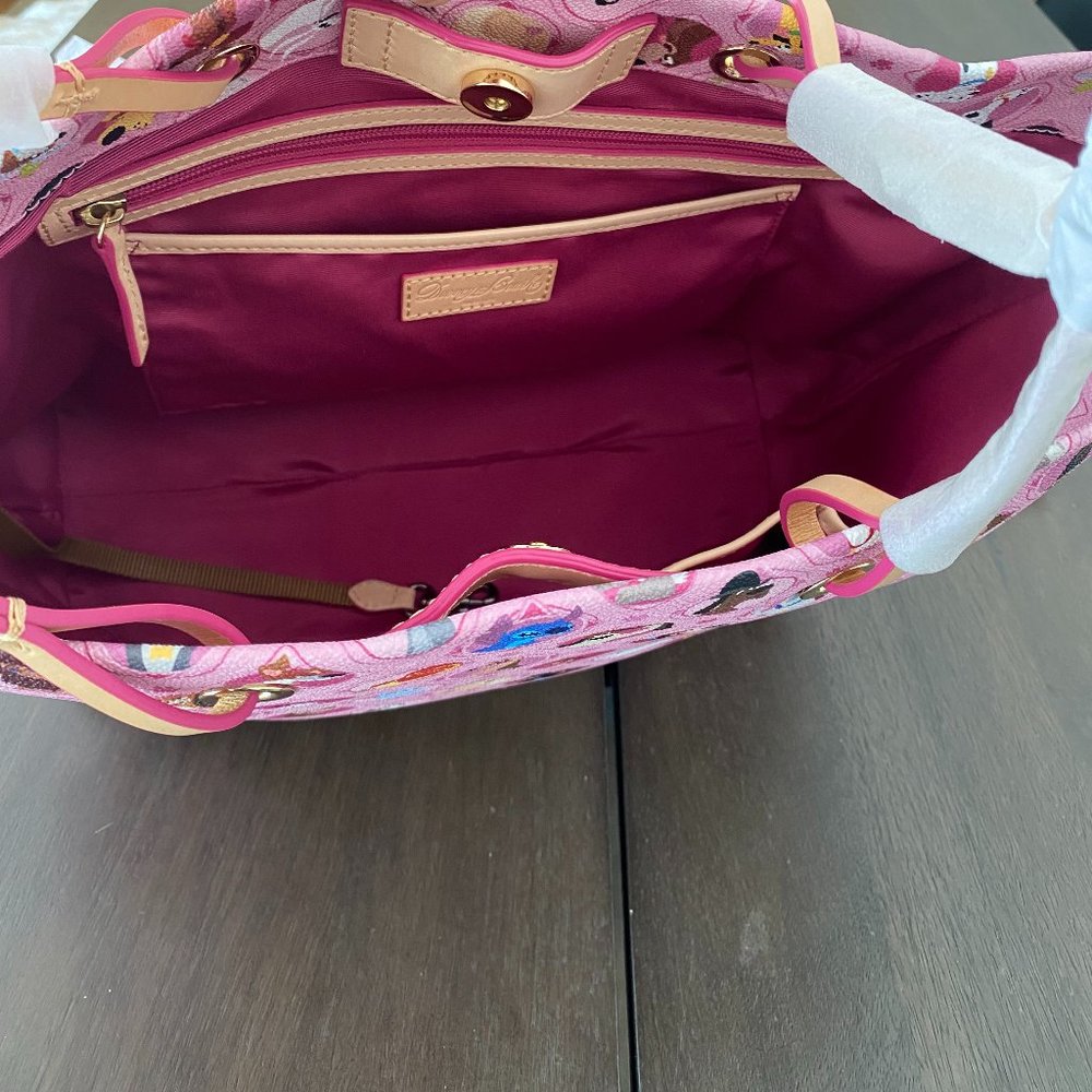 NWT Disney Dooney & Bourke Pink Dog Shopper Tote Handbag - Picture 7 of 10
